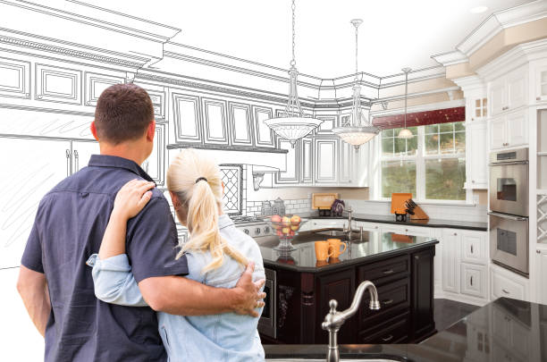 Professional Kitchen Island Installation technician working in Montrose, PA